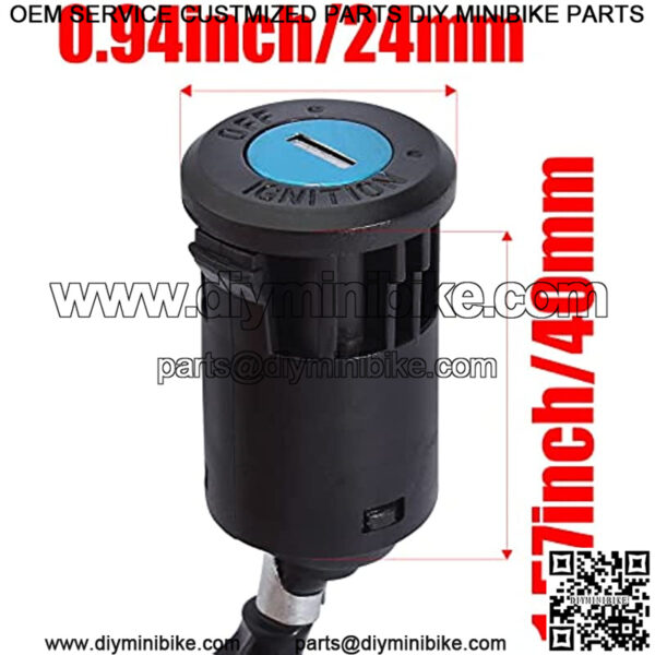 Ignition Key Switch Compatible with ATV Quad Scooter Go Kart Moped Buggy Pocket Mini Dirt Bike 50cc 70cc 90cc 110cc 125cc 150cc 250cc TaoTao Sunl Buyang Roketa Kazuma AIM-EX Chinese 4Pins 4 Pin - Image 2