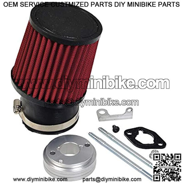 212cc 6.5 Hp Predator High Performance Air Filter Intake Kit for Go-Karts & Mini Bikes