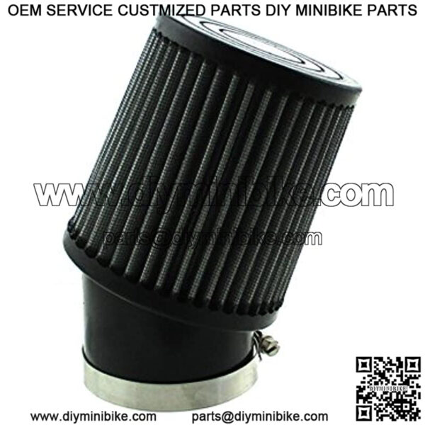 2-7/16" 62mm Inlet Air Filter Cleaner For Predator 212cc 6.5 HP GX160 GX200 Mini Bike Go Kart Cart - Image 3