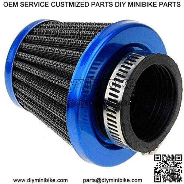 35mm Air Filter for Motovox MVX70 MVX70CC MVX110 Mini Dirt Bike 50cc 70cc 80cc 90cc 110cc 125cc Taotao Sunl Baja Roketa Honda CRF ATV Dune Four Wheeler Quad Dirt Pit Bike Blue Parts - Image 2