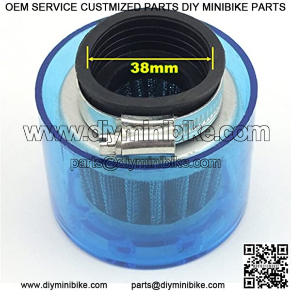 38mm 39mm 40mm 1.5inch Air Filter Splash Proof Plastic Cover for Motorcycle ATV Scooter Quad Go Kart Moped Racing Pit Dirt Mini Bike 50cc-90cc 110cc 125cc 150cc 200cc GY6 PZ22 PZ25 PZ26 PZ27 - Image 2