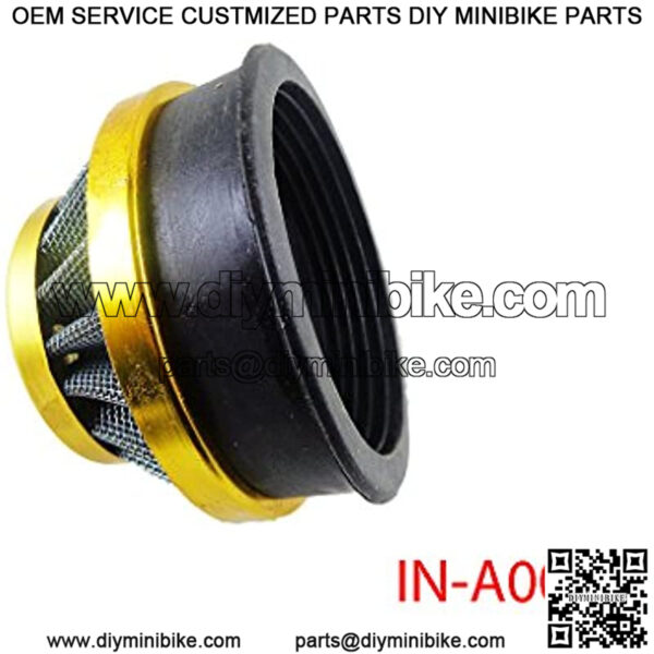 58mm Air Filter for 47cc 49cc Mini Pocket Dirt Bike Minimoto B1 Replica Racing Bike Engine (Yellow) - Image 4