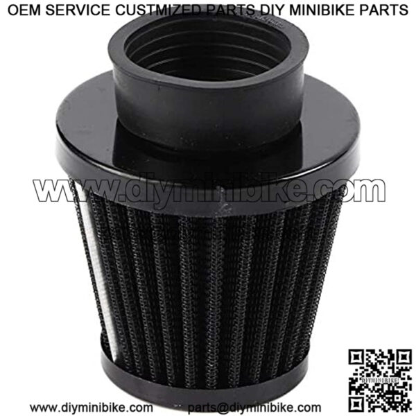 38mm Air Filter Intake Induction Kit for Most Dirt Pit Bike Mini Motocross Motoycle Engine (Black)