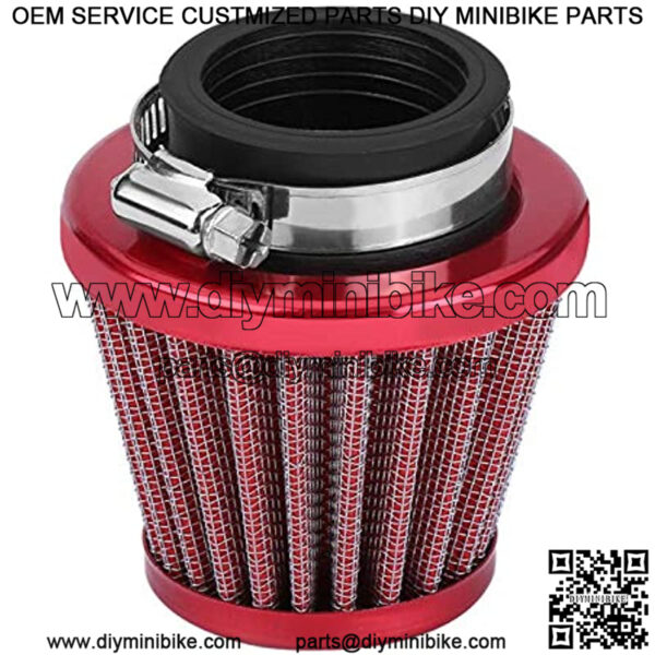 38mm Air Filter Intake Induction Kit for Most Dirt Pit Bike Mini Motocross Motoycle Engine (Red) - Image 4