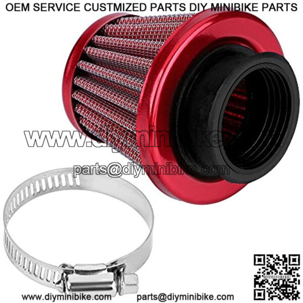 38mm Air Filter Intake Induction Kit for Most Dirt Pit Bike Mini Motocross Motoycle Engine (Red) - Image 5