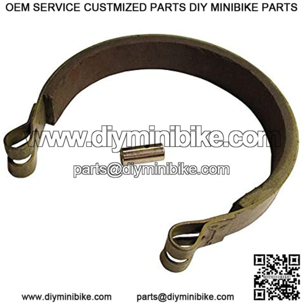 Go Kart Mini Bike 4" Brake Band & Pin for 4 inch Go-Cart ATV Minibike Brake Drum