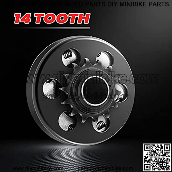 Clutch 3/4" Bore 10T #40/41/420 Chain Replacement for Minibike Go Kart Clutch Lawnmower 3/4 Bar - Image 2