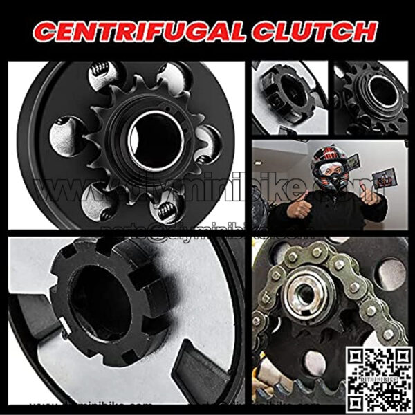 Clutch 3/4" Bore 10T #40/41/420 Chain Replacement for Minibike Go Kart Clutch Lawnmower 3/4 Bar - Image 3