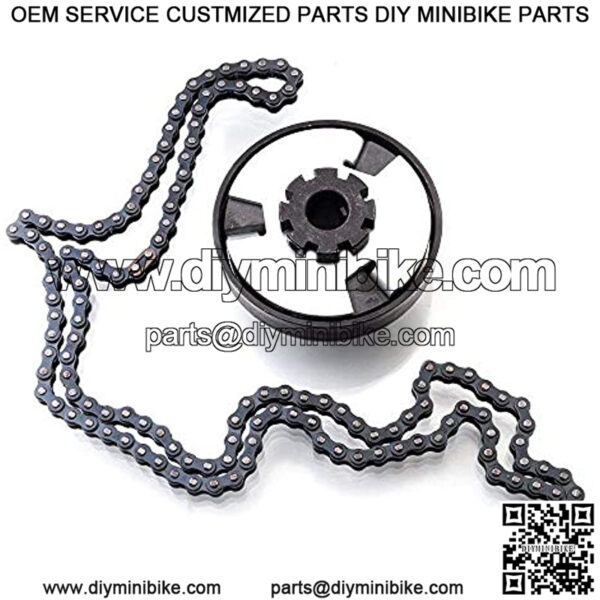 Clutch 3/4" Bore 12T #35 Chain Replacement for Go Kart Mini Bike Lawnmower 3/4 Bar - Image 3