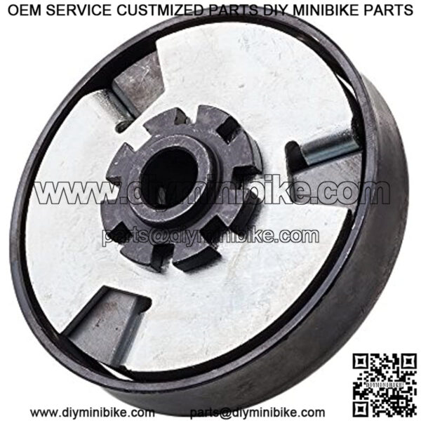 Engine Clutch 5/8" Bore 10T Replacement for Go Kart Mini Bike Lawnmower Engine - Image 2