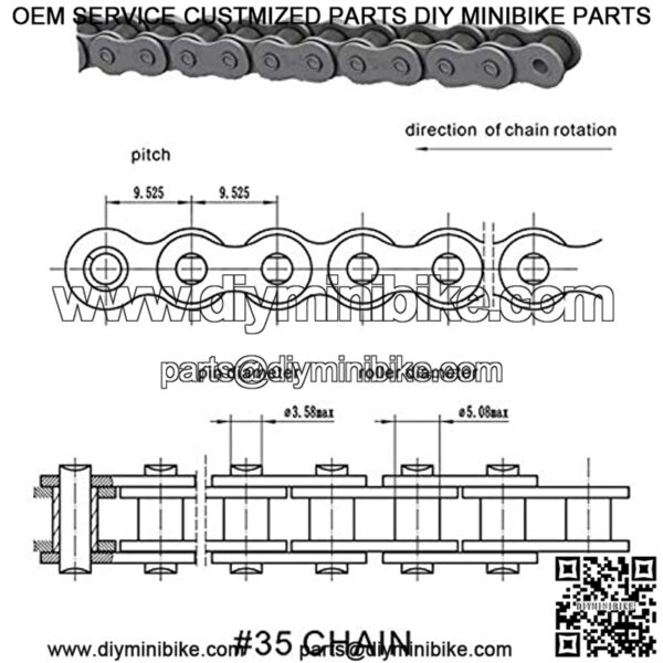 Centrifugal Clutch 3/4" Bore 12 Tooth 35 Chain for Go Kart Mini Bike Fun Kart 2-7 HP Engine Fits for Honda GX160 GX200 GX140 GX120 GC160 GC19 - Image 4