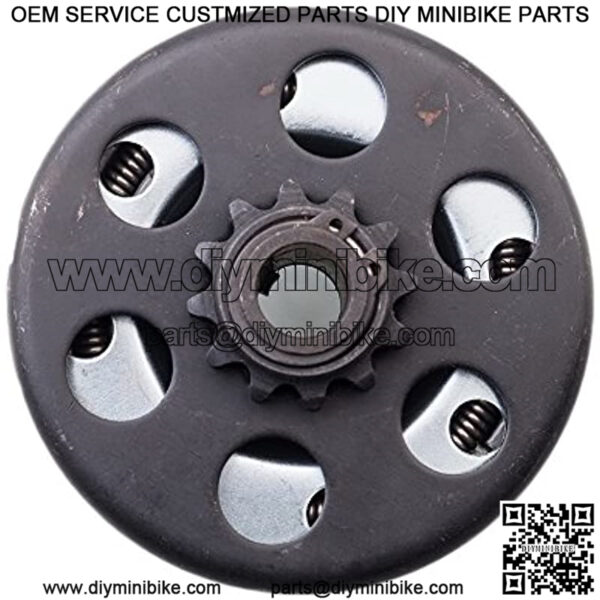 Centrifugal Clutch 5/8" Bore 12 Tooth #35 Chain Replacement for Go Kart Mini Bike Lawnmower Engine