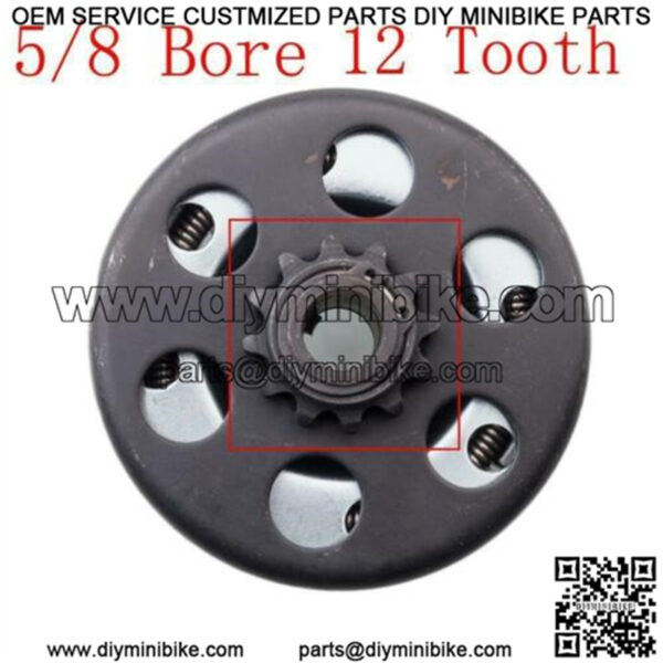 5/8 bore 10 tooth 415 chain go kart minibike kart centrifugal clutch