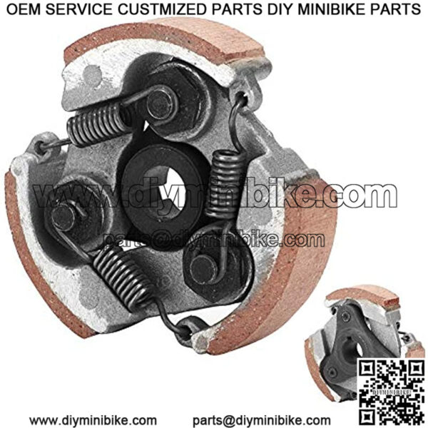 Mini Pocket Bike Clutch, Waterproof 3-Shoes Centrifugal Clutch Replacement Fits for 47cc 49cc Mini Moto for Dirt Bike ATV - Image 3