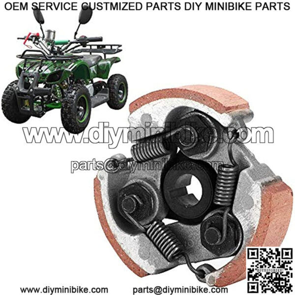 Mini Pocket Bike Clutch, Waterproof 3-Shoes Centrifugal Clutch Replacement Fits for 47cc 49cc Mini Moto for Dirt Bike ATV - Image 4