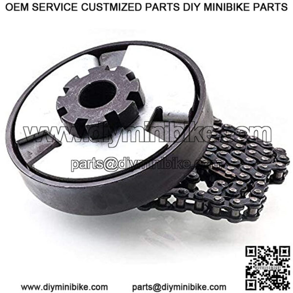 Centrifugal Clutch 3/4" Bore 12T #35 Chain Replacement for Go Kart Mini Bike Lawnmower 3/4 Bar