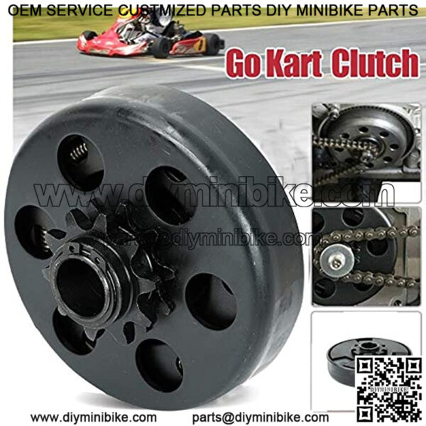 Clutch 3/4" Bore 10T #40/41 420 Chain for Go Karts Mini Bike Replace Parts (10T Centrifugal Clutch) - Image 2