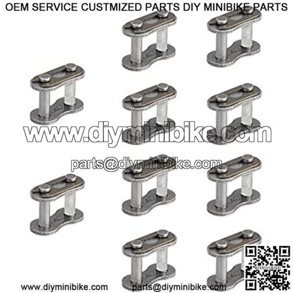 Roller Chain Connector Link #40 Mini Bike Chain Connecting Links 10PACK