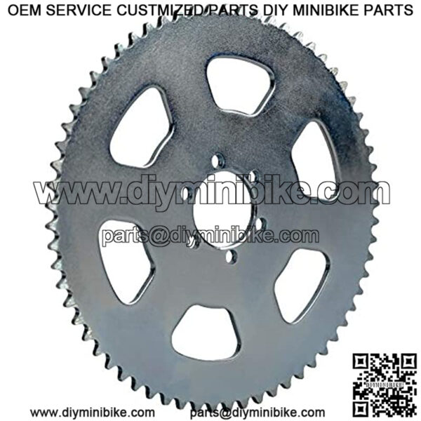 65T 37mm #35 Chain Rear Sprocket for Go Kart Mini Bike ATV Drift Trike - Image 4