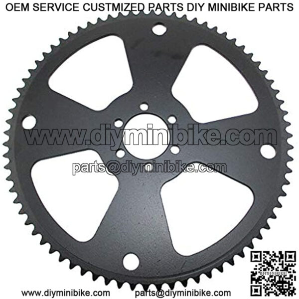 75 Tooth #35 Chain Rear Sprocket For Coleman Moto For Motovox Mini Bikes Go Kart Drift Trike Profile - Image 2