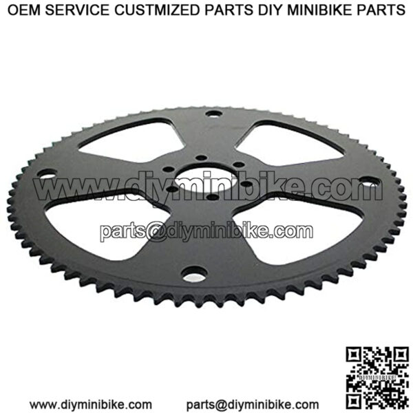 75 Tooth #35 Chain Rear Sprocket For Coleman Moto For Motovox Mini Bikes Go Kart Drift Trike Profile - Image 4