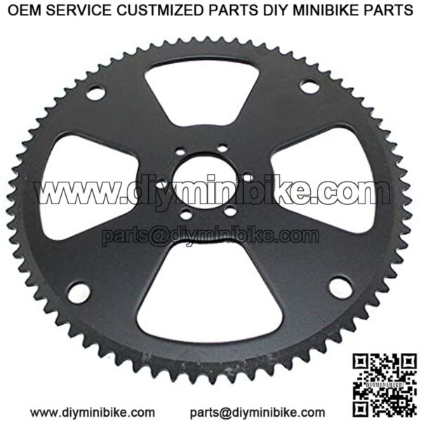 75 Tooth #35 Chain Rear Sprocket For Coleman Moto For Motovox Mini Bikes Go Kart Drift Trike Profile - Image 5