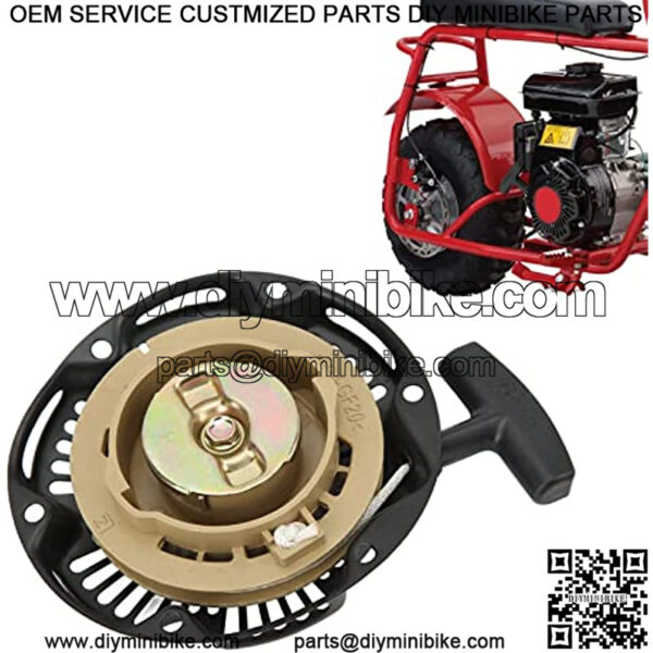 Starter,Pull Start Starter Assembly Bike Parts Replacement for Doodlebug 2.8hp DB30 97cc Mini Bike - Image 3