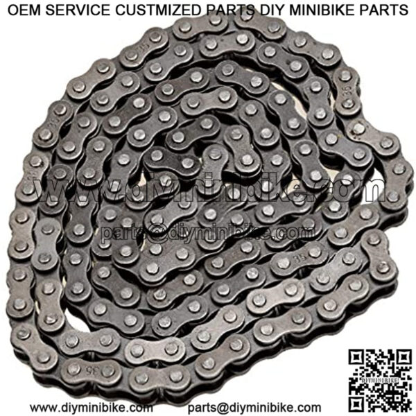 Size 35 140 links Drive Chain for Motovox Mini Bike MBX10 MBX11 2.8HP 97cc Doodlebug DB30 Baja Racer Mini Bike Parts - Image 3