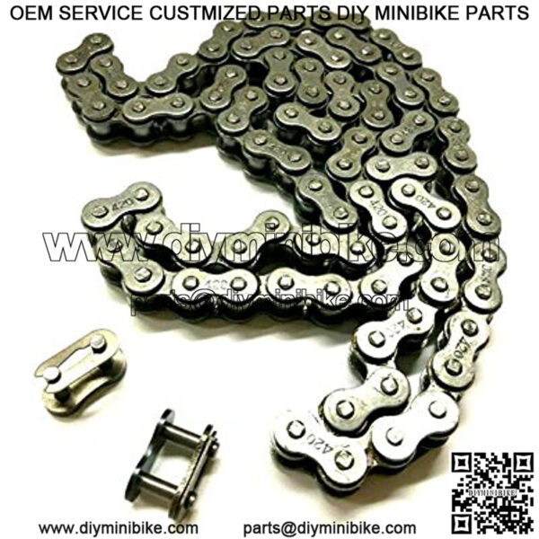 Rear Drive Chain Compatible with Coleman 196cc CT200U Chain CT200U BT200X Mini Bike