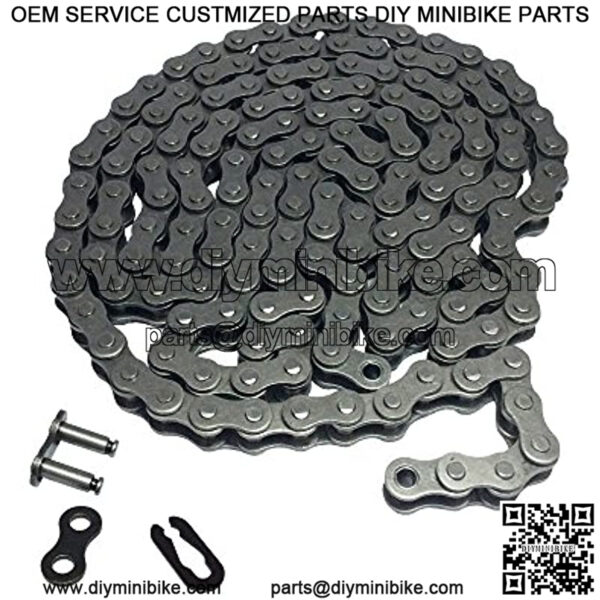 # 35 Roller Chain 10 Feet with 1 Connecting Link for Go Kart Mini Bike Replacements - Image 2