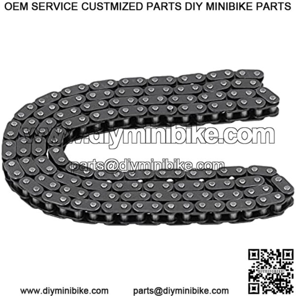 Chain Replacement, Drive Chain Polished Surface for 43Cc 47Cc 49Cc for Mini Pit Pocket Quad Dirt Bike Atv