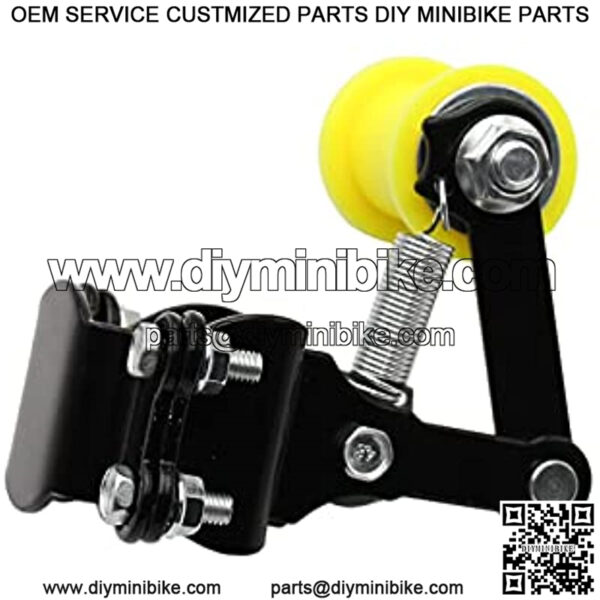 Chain Tensioner Guide Assembly Universal ATV Mini Bike Dirt Bike Go Kart (Yellow) - Image 3