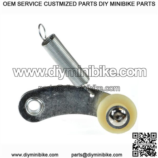 Chain Tensioner with Small Plastic Roller & 2-7/8" Arm for the Baja Mini Bike MB165 & MB200 (Baja Heat, Mini Baja, Baja Warrior)