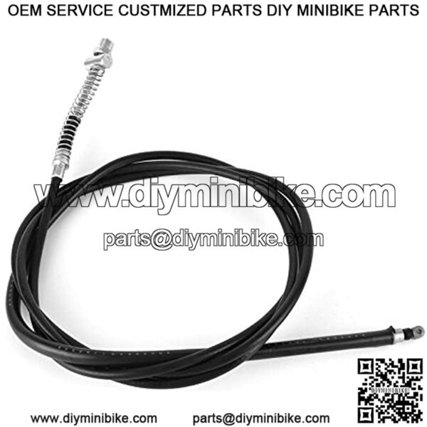 75.6" Rear Brake Cable, Universal Rear Drum Brake Cable Fit for GY6 Chinese Scooter Mopeds 50cc 125cc 150cc 250cc Mini Bike ATV Scooter Dirt Bike