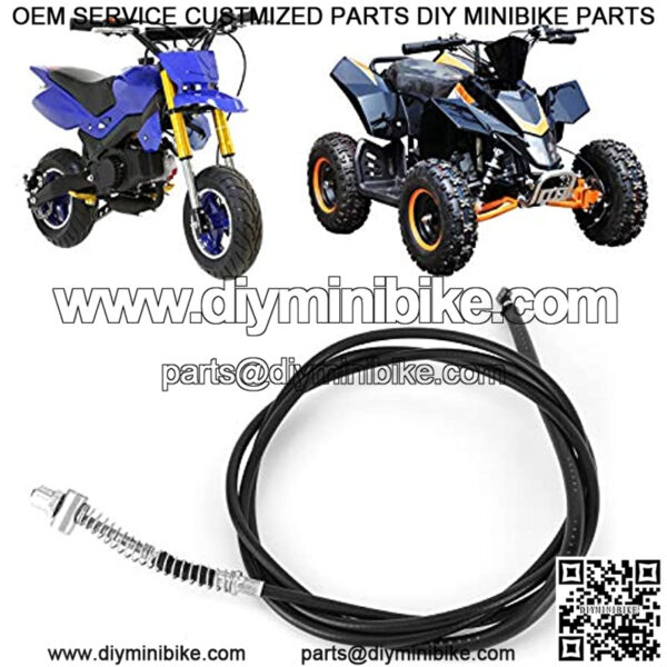 75.6" Rear Brake Cable, Universal Rear Drum Brake Cable Fit for GY6 Chinese Scooter Mopeds 50cc 125cc 150cc 250cc Mini Bike ATV Scooter Dirt Bike - Image 4