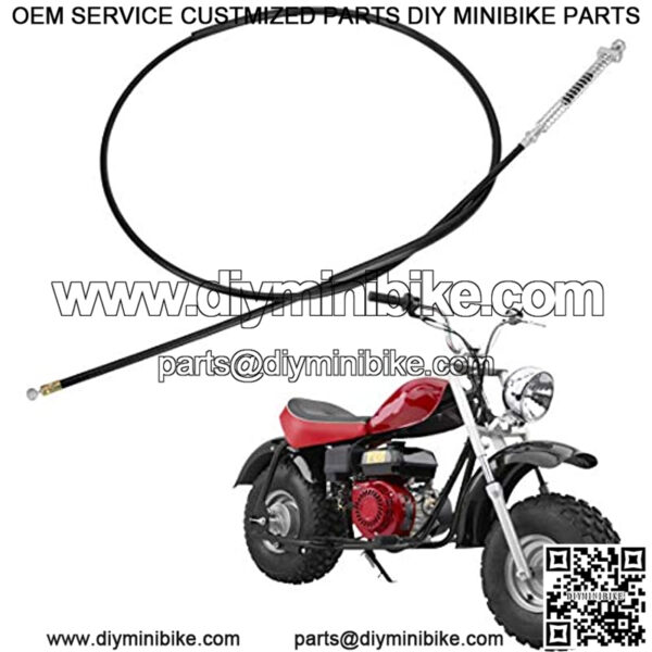 172cm 67.72 inch Rear Drum Brake Cable and tie for 6.5 Hp 196cc Hensim Yerf-Dog Heat Warrior Mini Bike MB165 MB200 Motorsports - Image 2