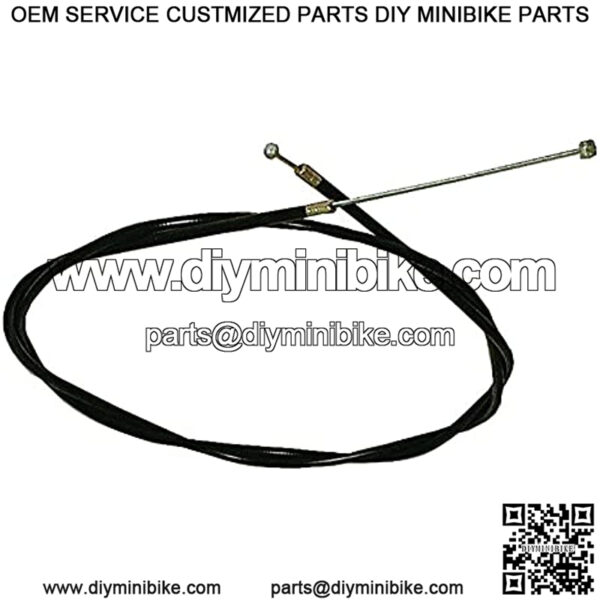 60" Inner Cable 55" Outer Casing Throttle Cable Replacements for GO Kart ATV Mini Bike Replaces for 260-170 Barrel and Ball Ends - Image 3