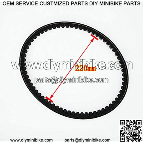 2 PCS Drive Belt Compatible with Coleman KT196 Go Kart Powersports KT196cc 4 Wheelers 196cc 6.5HP Gokart Buggy Mini Bike - Image 4