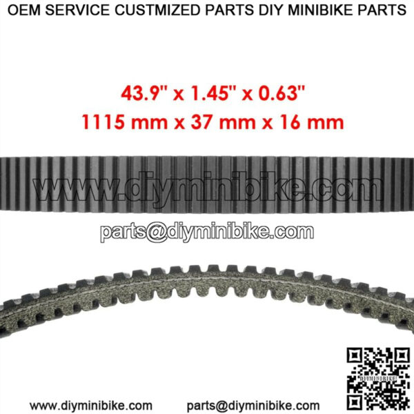 CVT Drive Belt for Polaris Ranger XP 1000 2019 - 2021 Except Full Size 3211186 - Image 2