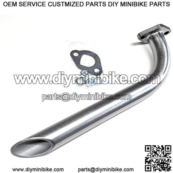 Exhaust Header for: Coleman BT200X 196cc/6.5HP Gas mini bike.