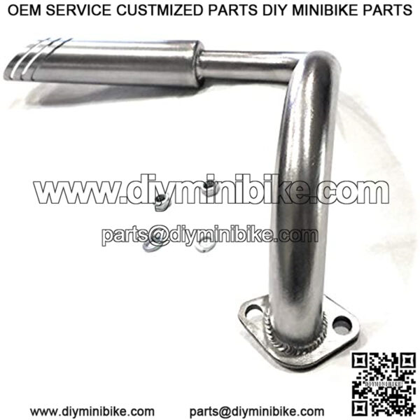 Mini Bike custom Exhaust Header Pipe for Predator 212cc, Honda GX160 & GX200 - Image 5