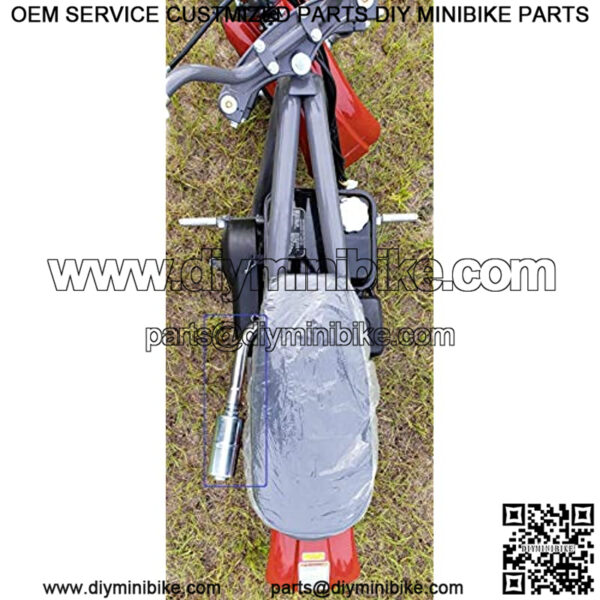 Exhaust with Muffler for: Coleman BT200x Mini Bike. - Image 3