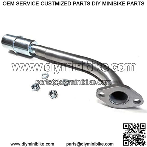 Exhaust With Muffler for: Coleman ct100u / cc100x Mini bike. - Image 5