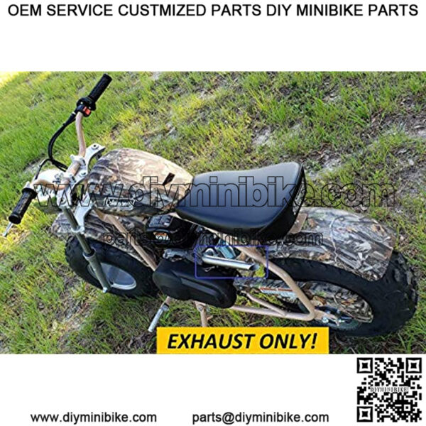 Exhaust Header for: Coleman CT200U-EX Camo 196cc/6.5HP Gas mini bike. - Image 5