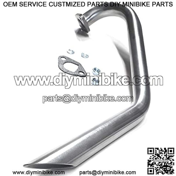 Exhaust Header for: Coleman CT200U, CT200A 196cc/6.5HP Gas mini bike.