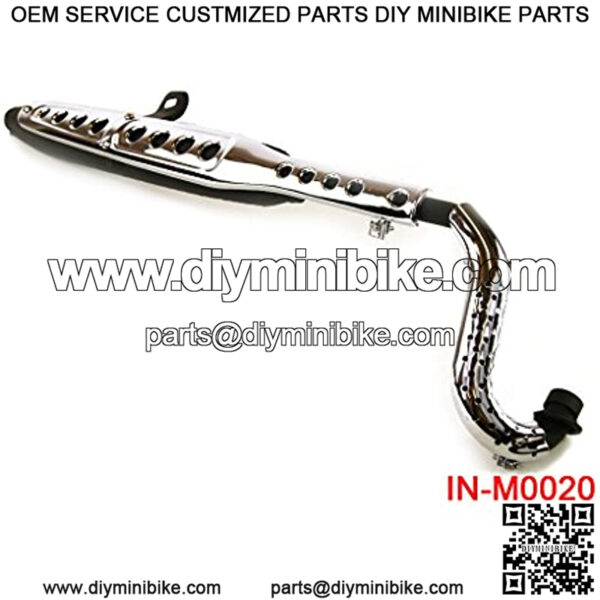 Exhaust Muffler Pipe System for Lifan Mini Trail Honda CT70 CT70 Dax 49cc 72cc 86cc 107cc Dirt Pit Bike - Image 3