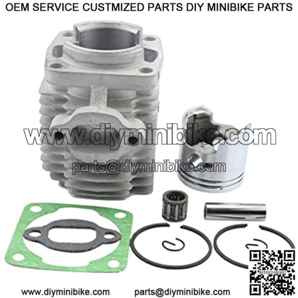 40mm Bore Cylinder Kit with Piston for 2 Stroke 47cc 49cc Pocket Bike Mini Quad Chain Saw