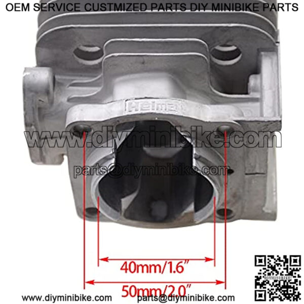 40mm Big Bore Cylinder Replacement for 2 Stroke 43cc 47cc 49cc Engine Mini ATV 4 Wheeler Quad Pocket Bike - Image 3