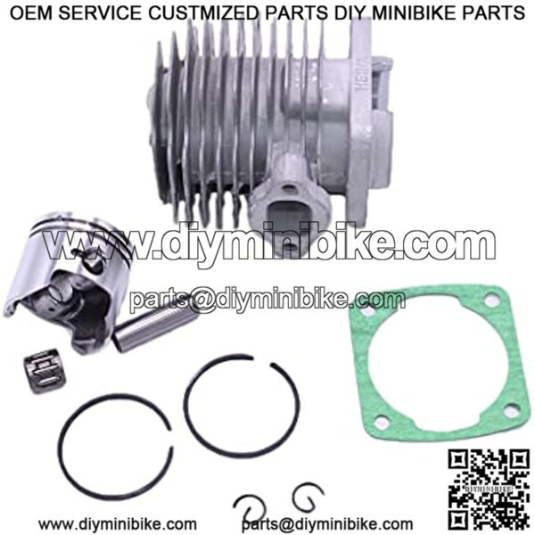 Piston & Gasket Kit 49cc Mini motorcycle 2-stroke 40-6 engine 40mm Cylinder Piston Kit for 49cc 2 Stroke Engine ATV Dirt Bike - Image 4