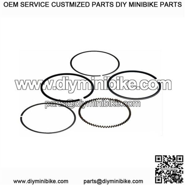 Piston Ring Set for the 196cc 6.5 Hp (Honda GX200 Clone) Engine Baja Mini Bike MB165